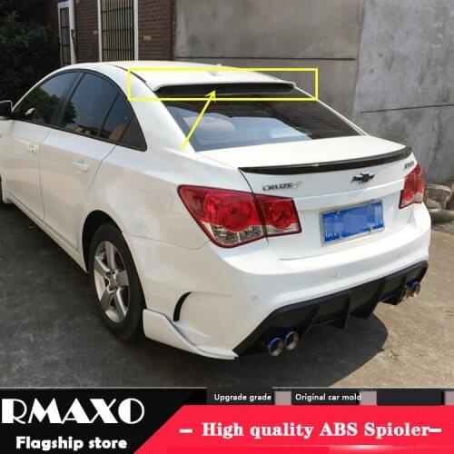 For Chevrolet Cruze ROOF Spoiler 2009-2014 Cruze TF High Quality Spoiler ABS Material Car Rear Wing Primer Color Rear Spoiler