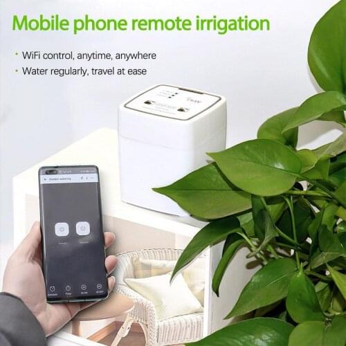 WIFI Smart Watering Device Gardening Drip Irrigation Timing Controller Double Pump Intelligent Automatic EWeLink App Control