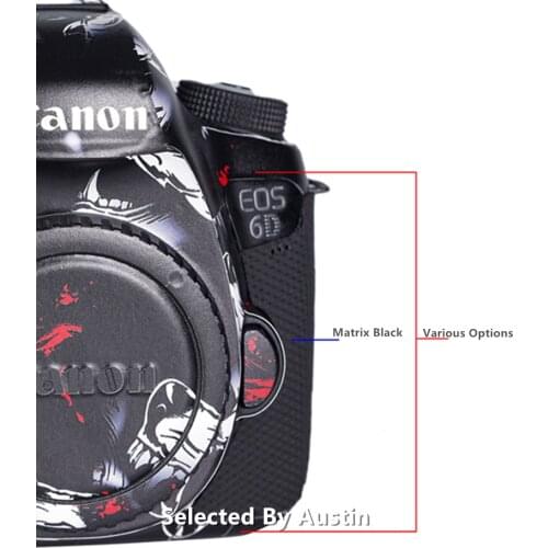 Camera Skin Decal Wrap Film Protector For Canon EOS 6D MarkII 6D2Anti-scratch Decal Sticker