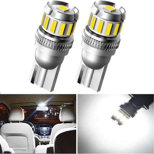 2x T10 W5W LED Bulb For Skoda Octavia 2 A7 A5 Armrest ii Fabia Rapid Superb 1 3 Yeti Felicia Rs Citigo Canbus Car Interior Light