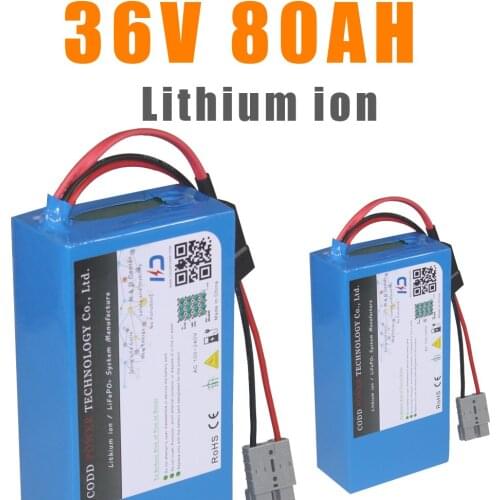 36V 60AH 100AH Electric bicycle Scooter Battery Pack 36V 2000W 3000W E-Bike Conversion Kits Lithium battery