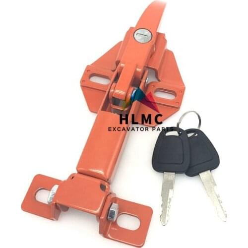 Excavator Catch tool bonnet latch DH300 125-00075A For Daewoo Doosan Hood Lock engine cover lock