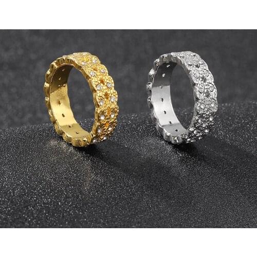 ELAINE ST Rings With Crystals