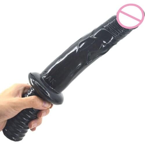 Faak Big Size Handle Dildo Realistic Penis G Spot Adult Masturbator Long Anal Plug Large Dildo For Women Fake Dick Erotic Toys