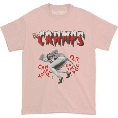 Cramps Men Cramps Do The Dog T-shirt T-shirt Pink