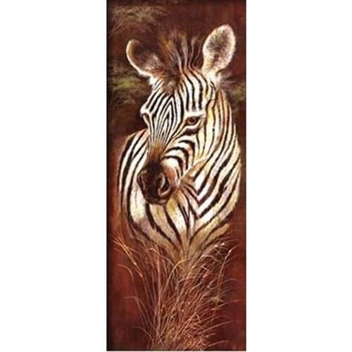 GLymg Embroidery Diy Embroidery Handicrafts Bright Rhinestones 5d Diamond Painting Kit Zebra Wall Arts Decor