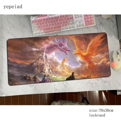 Fantasy Dragon mouse pad 70x30cm mousepads Kawaii best gaming mousepad gamer wrist rest personalized mouse pads keyboard pc pad