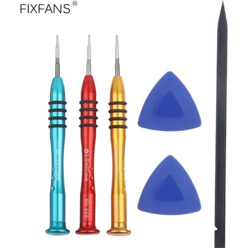 6Pcs Laptop Repair Tool Kit 1.2mm P5 Pentalobe T5 Torx PH000 Screwdriver Set with Pry Opening Tool for MacBook Air Pro Retina