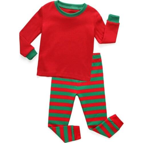 Girls Pyjamas 2021 Kids Boys Sleepwear Pajamas Sets Nightwear Baby Boys Clothes Christmas Pajama Set Cotton Children Clothes