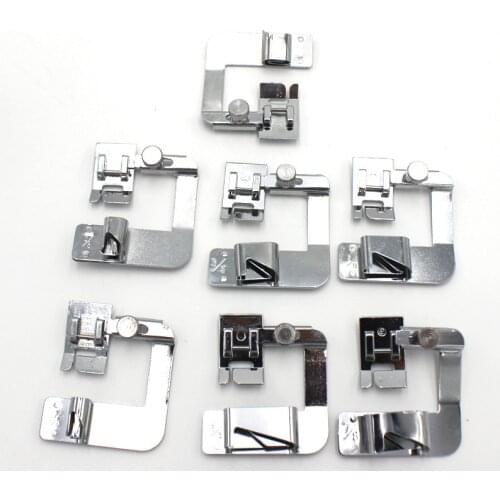 Wide Rolled Hem Presser Foot Hemmer Paws DIY Sewing Machine Accessories for Low Shank Brother Singer Janome JUKI