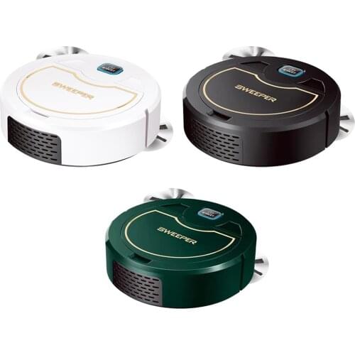 3in 1 Robot Vacuum Cleaner USB Charging Smart Dust Catcher, Edge Clean