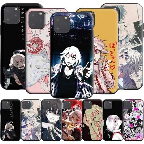 Juzo Suzuya Tokyo Ghouls Silicone Case for Apple iPhone 13 12 Mini 11 Pro XS X XR Max 8 7 6S 6 Plus SE 5S