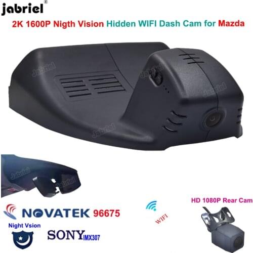 Jabriel 1080P Hidden Wifi Car dvr Dash camera video recorder rear camera for Mazda 3 axela CX30 2016 2017 2018 2019 2020 2021