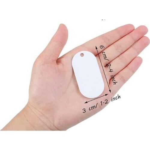 Sublimation Blank Military Style Pet Dog Name Number Tag ID Metal Personalized Pet Tags Sublimation Stamping Blank Dog NameTag