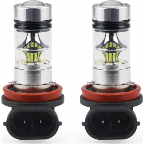2PCS H11 H8 LED Bulbs 100W Fog Lights for BMW E71 X6 M E70 X5 E83 F25 X3 2004 For E53 X5 2003 - 2006 E90 325 328 335i