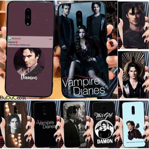 The Vampire Diaries Stefan Damon Salvatore Phone Case For Redmi 6 4X 7 7A 8 GO K20 Note 4 4X 5 5A 6 6Pro 7 8 8pro Black TPU Soft