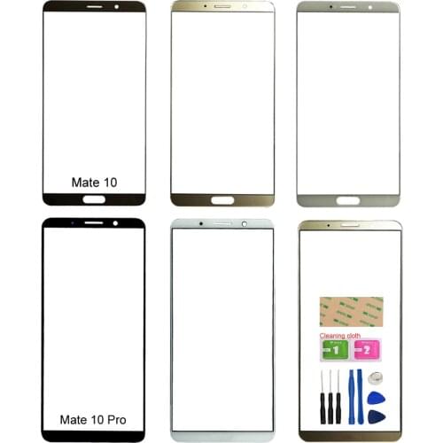 5.9'' Mate 10 Mobile Touch Screen Outer Glass For HuaWei Mate 10 Front Glass Panel Replacement