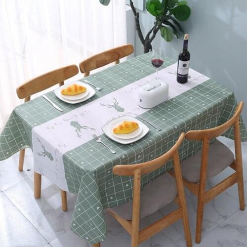 YanYangTian Waterproof Antifouling Oilproof Tablecloth for Table Kitchen Wedding Decoration Coffee Table Cover Dining tables