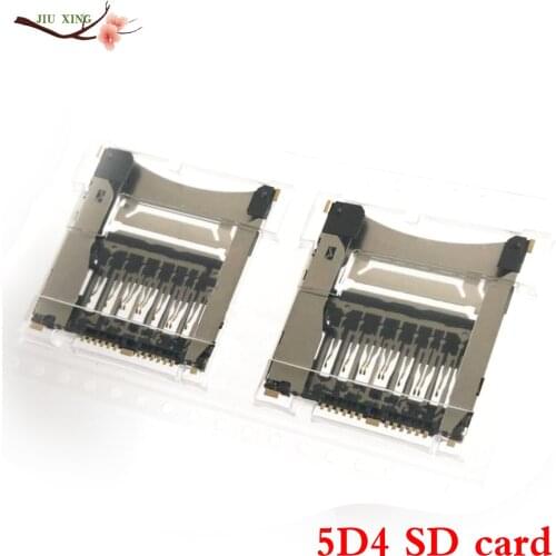 1PC NEW For Canon 80D 5D4 5D Mark IV SD Memory Card Slot Reader Holder Assembly Camera Replacement Repair Spare Part