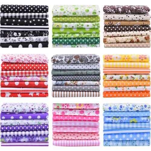 25x25cm and Printed Cotton Fabric Cloth Sewing Quilting Fabrics for Patchwork Needlework DIY Handmade Accessories