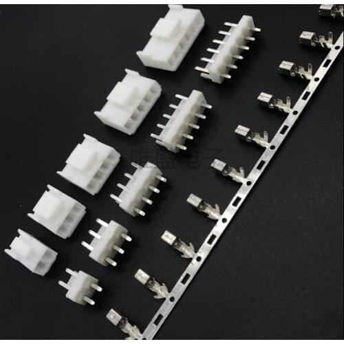 50sets VH3.96 connector straight socket welding plate terminal 2P3P4P5P6P7P8P9P-12P socket