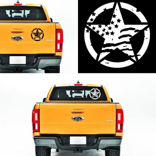 Free shipping 1Piece Band of Brothers USA flag vinyl graphics decals car sticker for pickup window tail gate