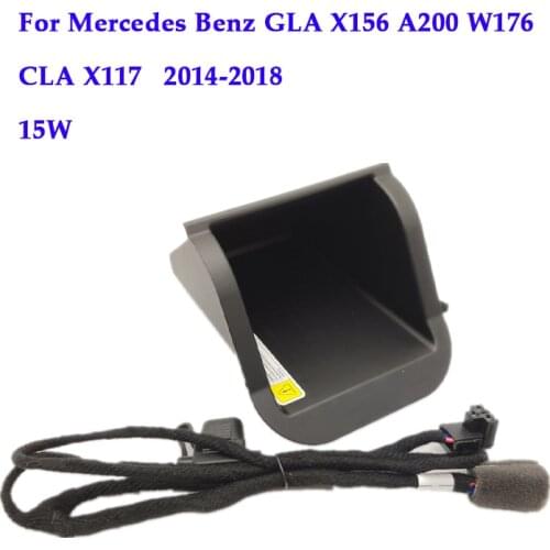 Wireless charger for Mercedes Benz GLA X156 A200 W176 CLA X117 Special QI phone fast charging panel Car Accessories 15w iphone11