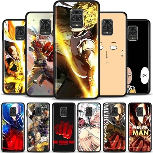 Case For Xiaomi Redmi Note 10 Pro Max 5G 9 9S 9Pro Cover For Redmi K40 Pro Plus 9 Power 9T ONE PUNCH MAN