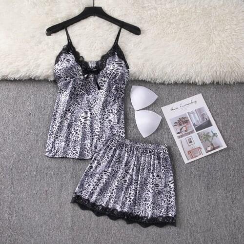 Women Sleepwear Sexy Pajamas Black Lace Girl Nightdress Set Women Sexy Deep V-Neck Lingerie Nightwear Dress 2pcs Suit Homewear