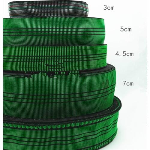 10 Meters / Lot widths 3cm 5cm /7cm Upholstery Webbing - Latex Elasbelt Elastic Furniture Sofa Webbing +Give 25PCS fixed nails