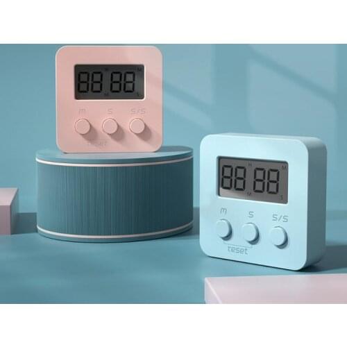 Electronic Timer Clock LCD Digital Screen Kitchen Learning Countdown Timer Mini Timer Temporizador Clock Alarm Clock