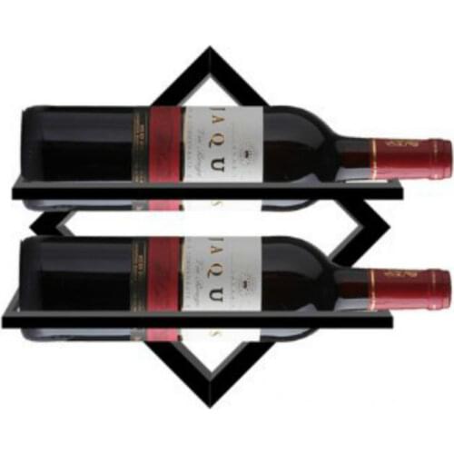 European Creative Wall-mounted Wine Rack, Home Wall Decoration, Wine Cup Rack, Wine Cabinet Wall Wine Bottle Rack