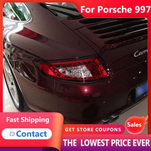 HANA For Car Porsche 997 2005-2008 911 Tail Lights Led Fog Lights DRL Daytime Running Lights Tuning Car Accessories