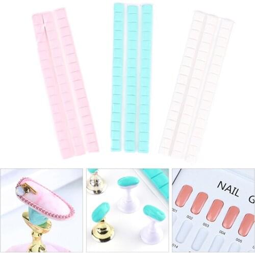 HOT DIY Nail Fixing Clay Glue Adhesive Reusable Nail Practice Stander Tips Display Removable Non Toxic Multi-Purpose Stick