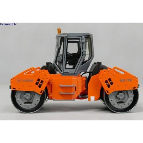 Original diecast 1:35 Wirtgen HD138 Hamm Double Cylinder roadroller model
