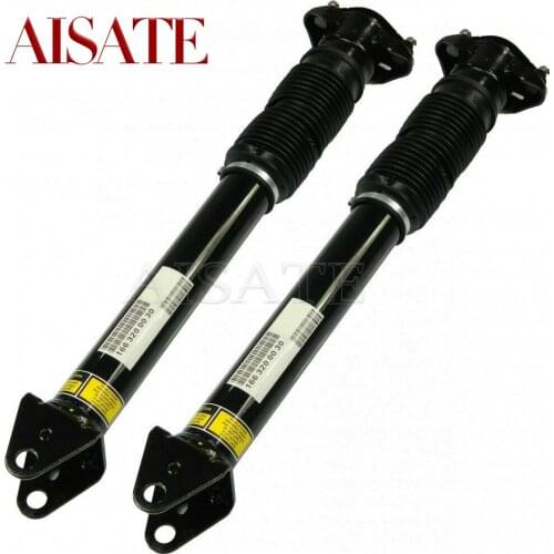 Pair Rear Left+Right Air Suspension Shock Absorber For Mercedes Benz ML Class W166 GL Class X166 w/o ADS 1663200030 166320113