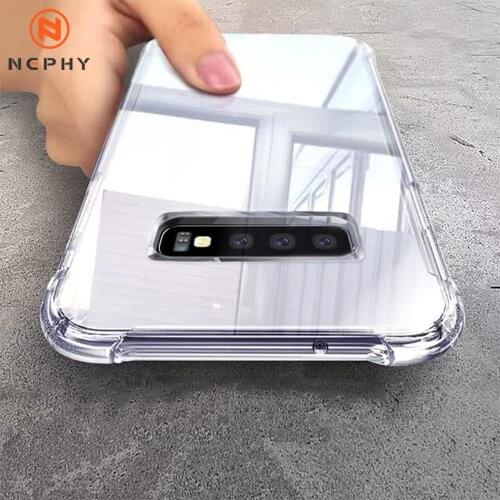 Shockproof Case For Samsung Galaxy S8 S9 S10 Plus Note 8 9 10 Pro M30 A10 A20 A30 A40 A50 A7 A8 J8 2018 Clear Soft Silicon Cover