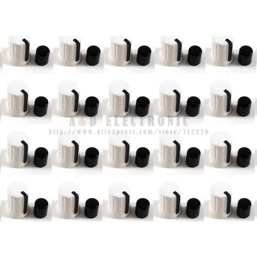 20pcs/lot white Color Rotary Control Knob fit For Pioneer XDJ-RX R1 RZ AERO DJM-T1 S9 DIY DJ