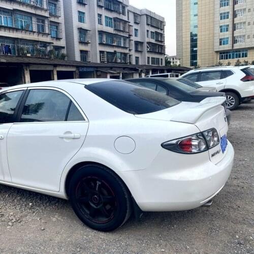 For Mazda 6 Spoiler 2003-2013 Mazda6 Sedan DKDD Spoiler ABS plastic Material Car Rear Wing Color Rear Spoiler