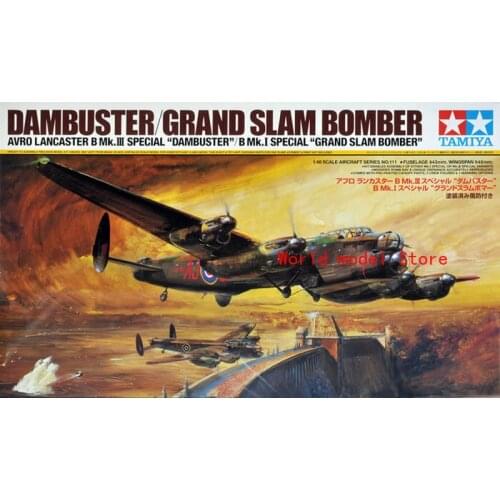Tamiya 61111 1/48 RAF Avro Lancaster B.I Grand Slam Bomber/III Dambuster Special
