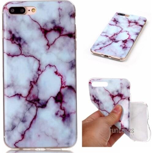 Phone Cases For iPhone 7 plus Case Marble Stone image Painted Cover Mobile Phone Bags & Case For iPhone7 plus