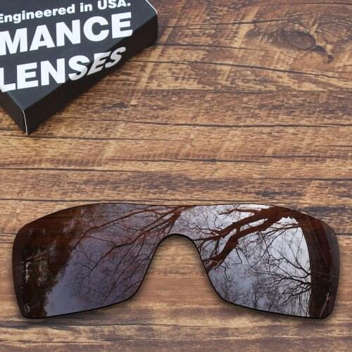 ToughAsNails Polarized Replacement Lenses for Oakley Batwolf Sunglasses Brown (Lens Only)