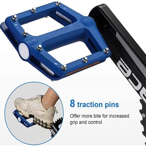 Mountain Bike Nylon Pedals 1 Pair of Bicycle Non-slip Bearing Pedals Mountain Bike Pedal Equipment Nylon Pedals