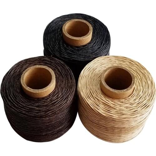 High tenacity 100% Linen waxed thread 3 color/lot rope 100m/roll cord for decoration accessory handmade DIY