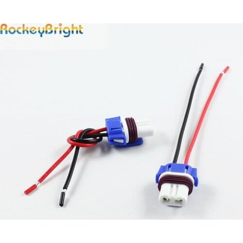 2pcs 9005 hb3 9006 hb4 extension cable wire harness connector light 9005 9006 hb4 bulb socket pigtail ceramic adapter plug