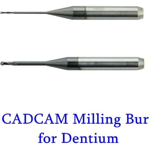 3 Pieces Dentium CADCAM milling burs with DLC or DC Coating High Quality Zirconia Milling burs for Dentium system