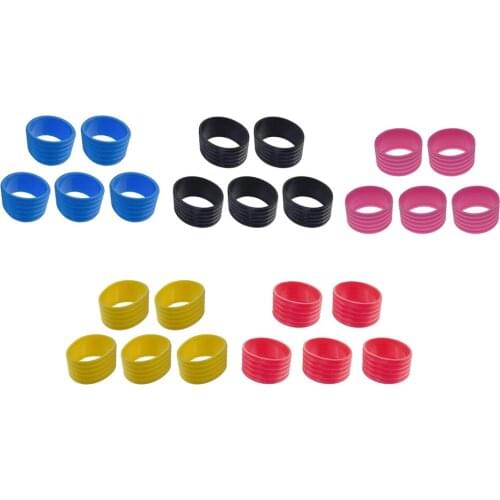 5 Packs Tennis Racquet Grip Ring Sweat Absorbing Badminton Grip Band