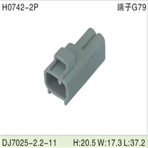 500PCS DJ7025-2.2-11 2.2mm 2Pin AMP Car Electrical Wire Connectors for Audi ,BMW,Honda,Toyota,NISSAN AND other models