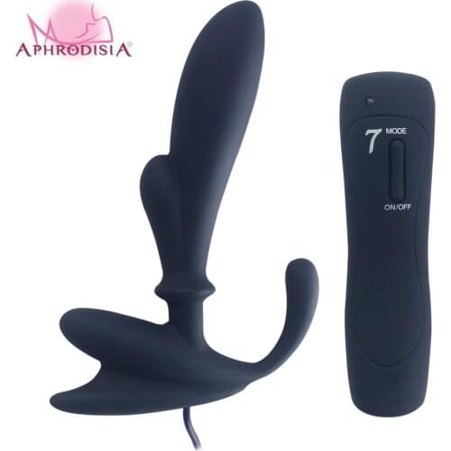 Aphrodisia 7 Modes Uni-sex Backyard Intimate Anal Plug Sex Toys Vibrating Prostate Massager Butt Plug Sex Product For Women/Men