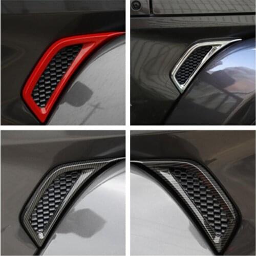 Yimaautotrims Auto Accessory Wheel Eyebrow Side Air Conditioning Vent Outlet Cover Trim ABS Fit For Jeep Wrangler JL 2018 - 2020